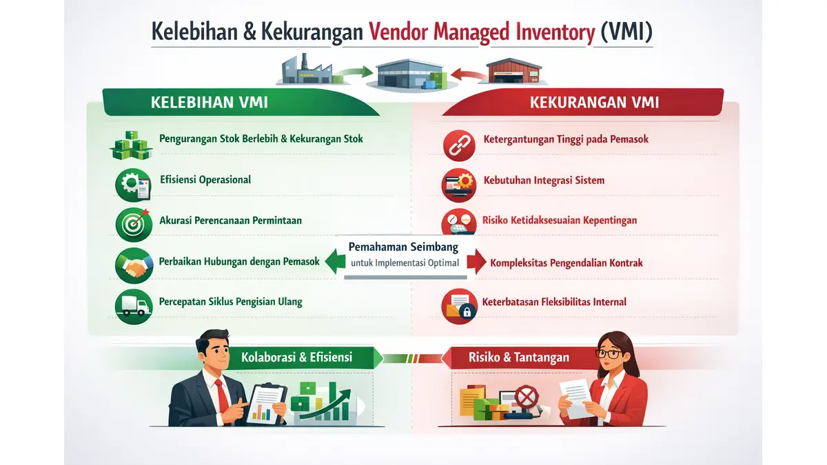 Kelebihan dan Kekurangan Vendor Managed Inventory (VMI)