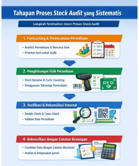 Tahapan Proses Stock Audit yang Sistematis
