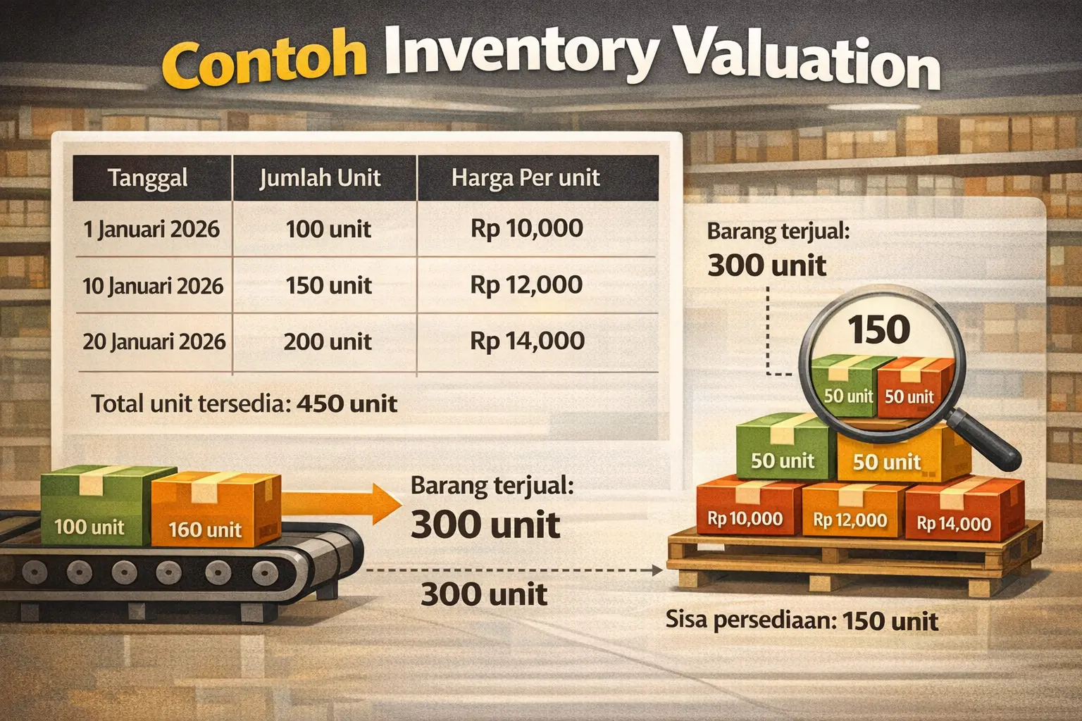 contoh inventory valuation