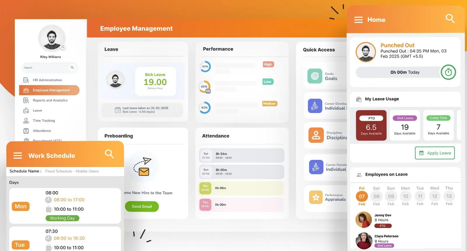 ui OrangeHRM