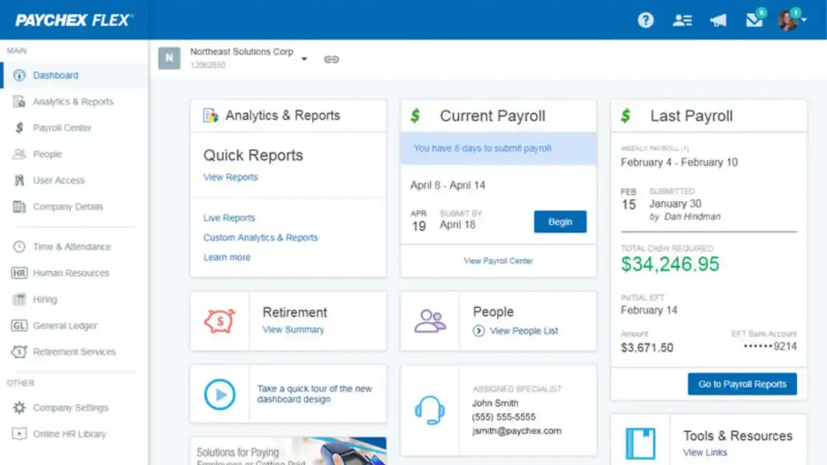 payroll software paychex