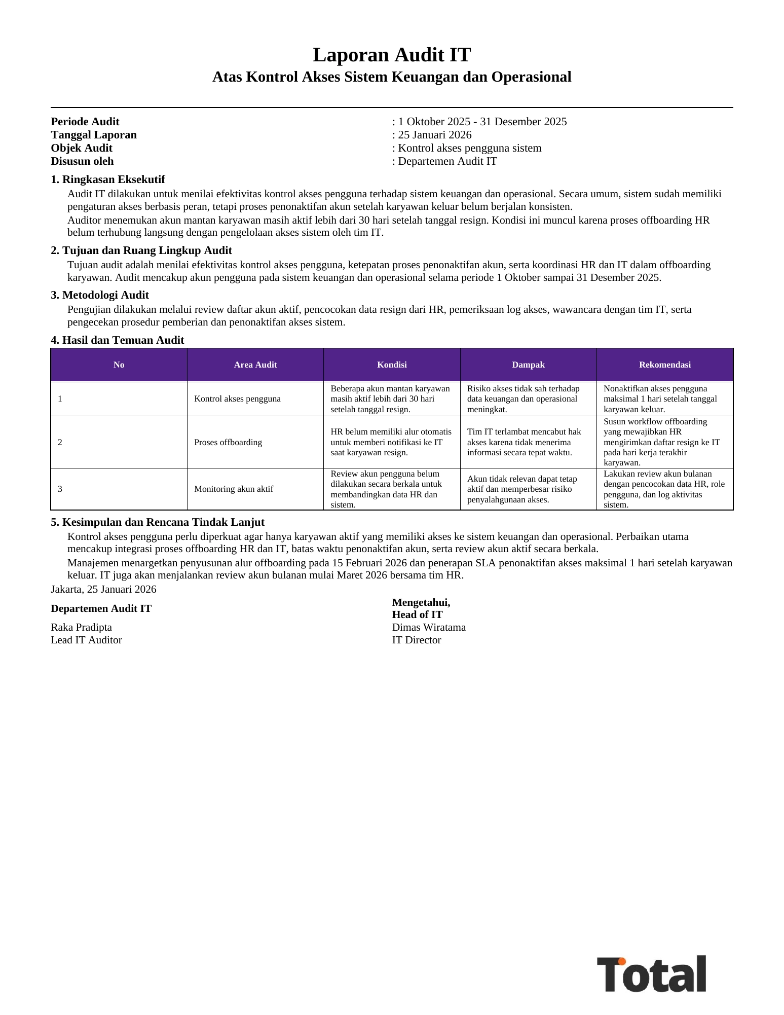 contoh-laporan-audit-it-total-1-page