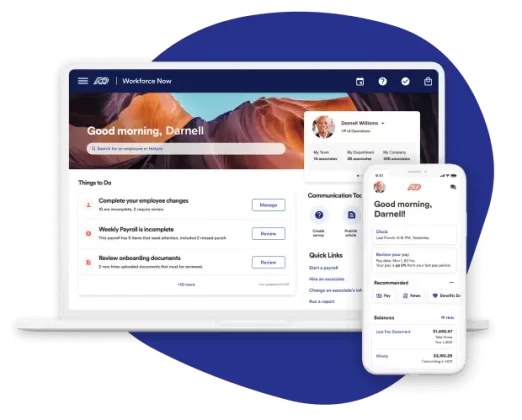HCM Software - ADP Workforce Now