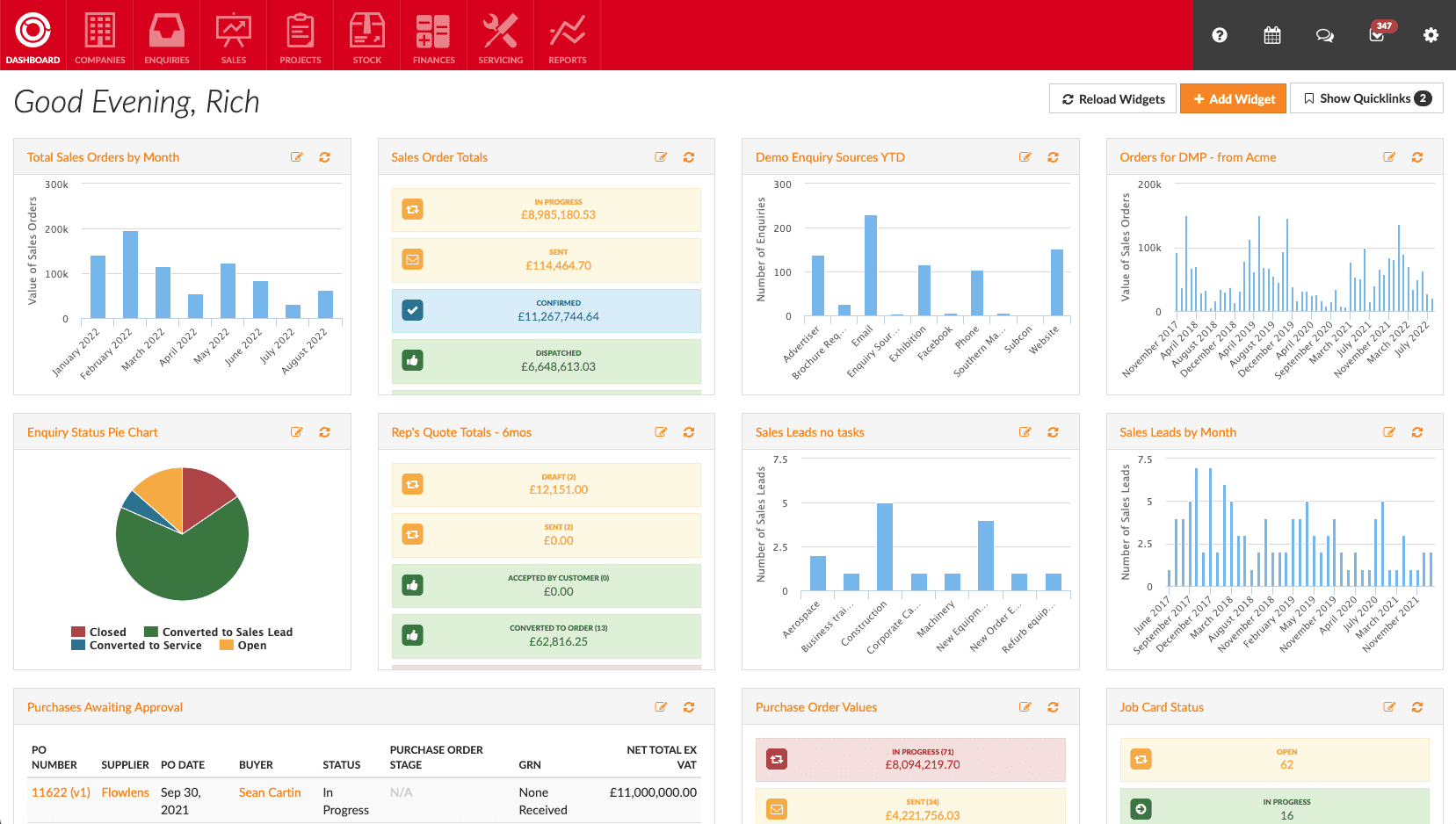 flowlens dashboard