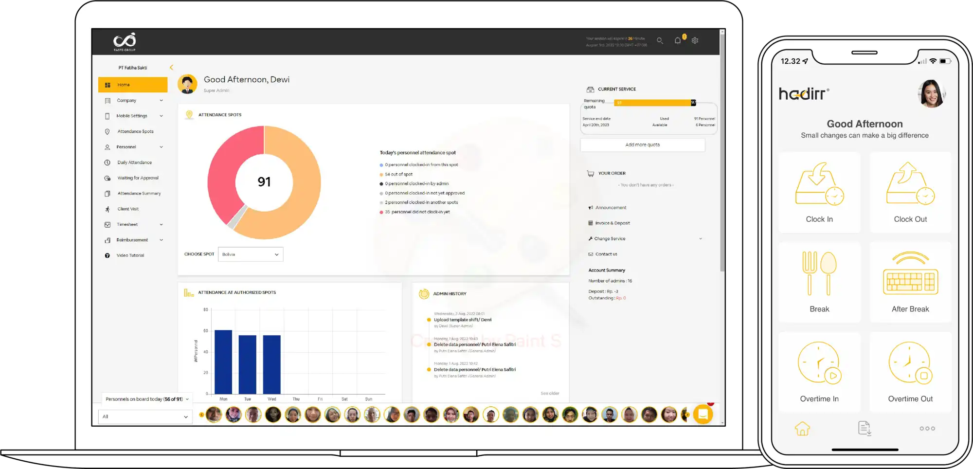 software hris hadirr