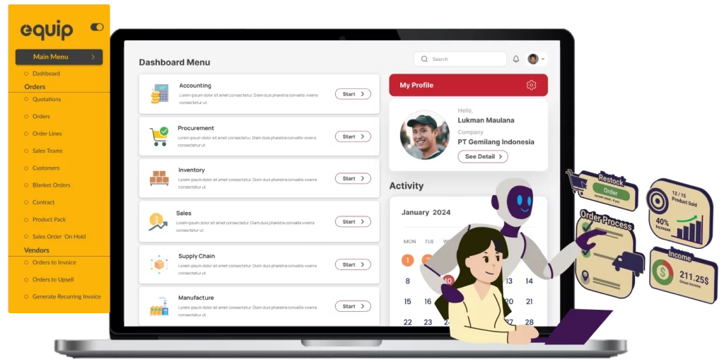 Sistem ERP AI - EQUIP