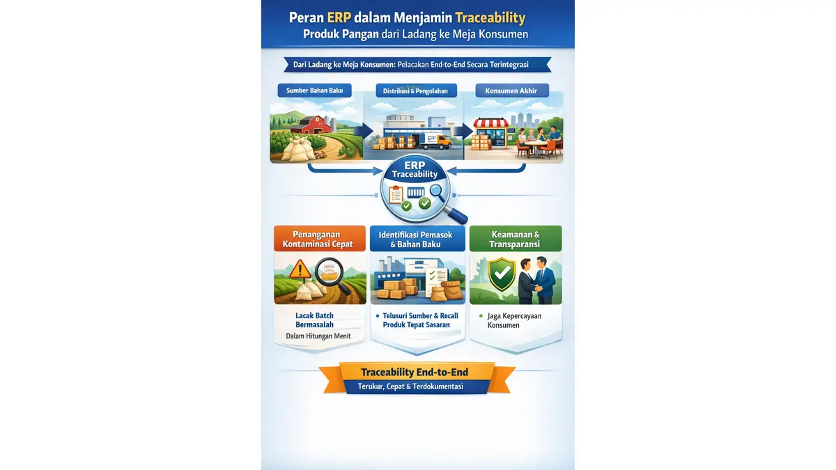 Peran ERP dalam Menjamin Traceability Produk Pangan