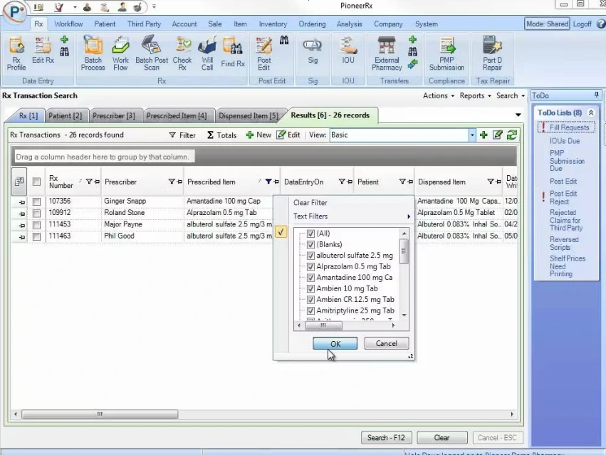 PioneerRx Pharmacy Software