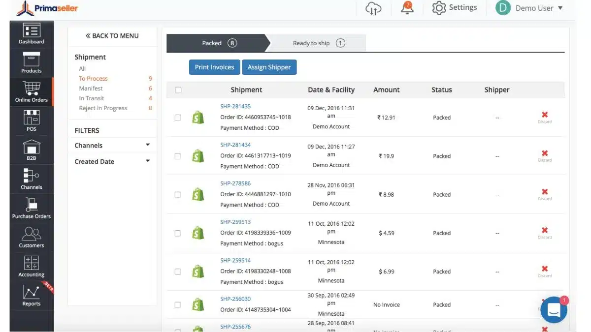 omnichannel software primaseller