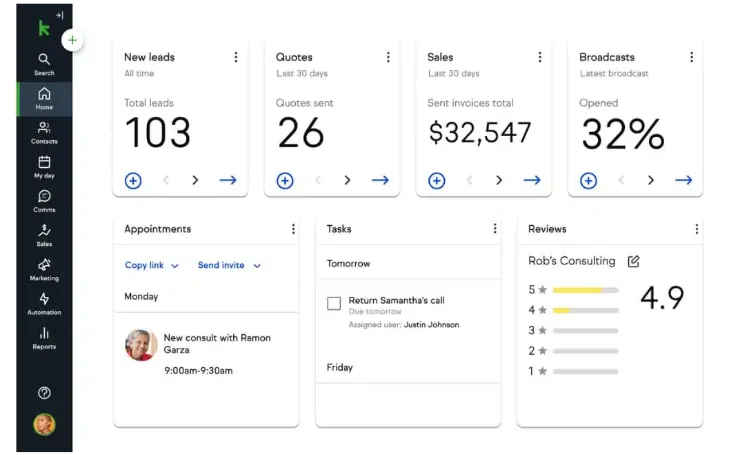 Keap CRM Software