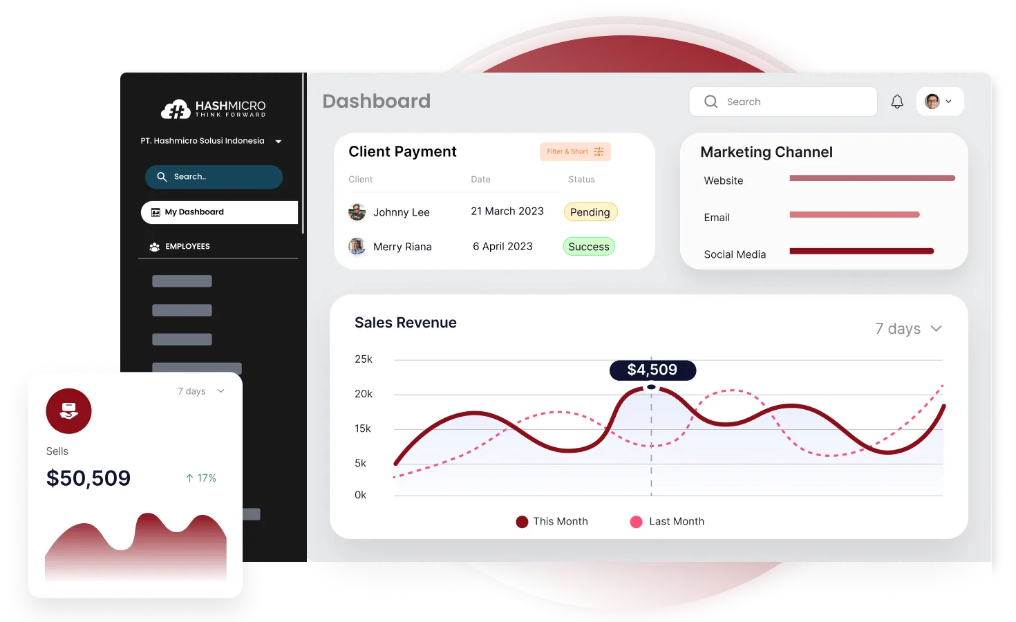HashMicro Manufacturing CRM Software