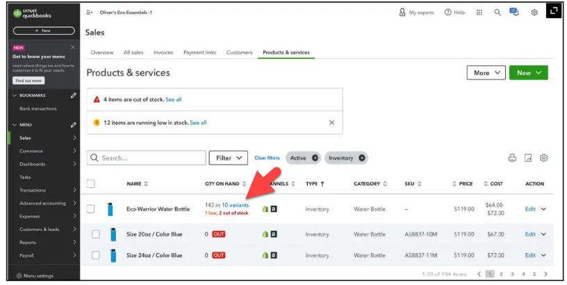 TradeGecko (QuickBooks Commerce)