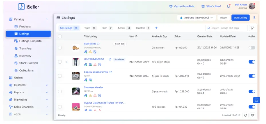 iSeller Commerce