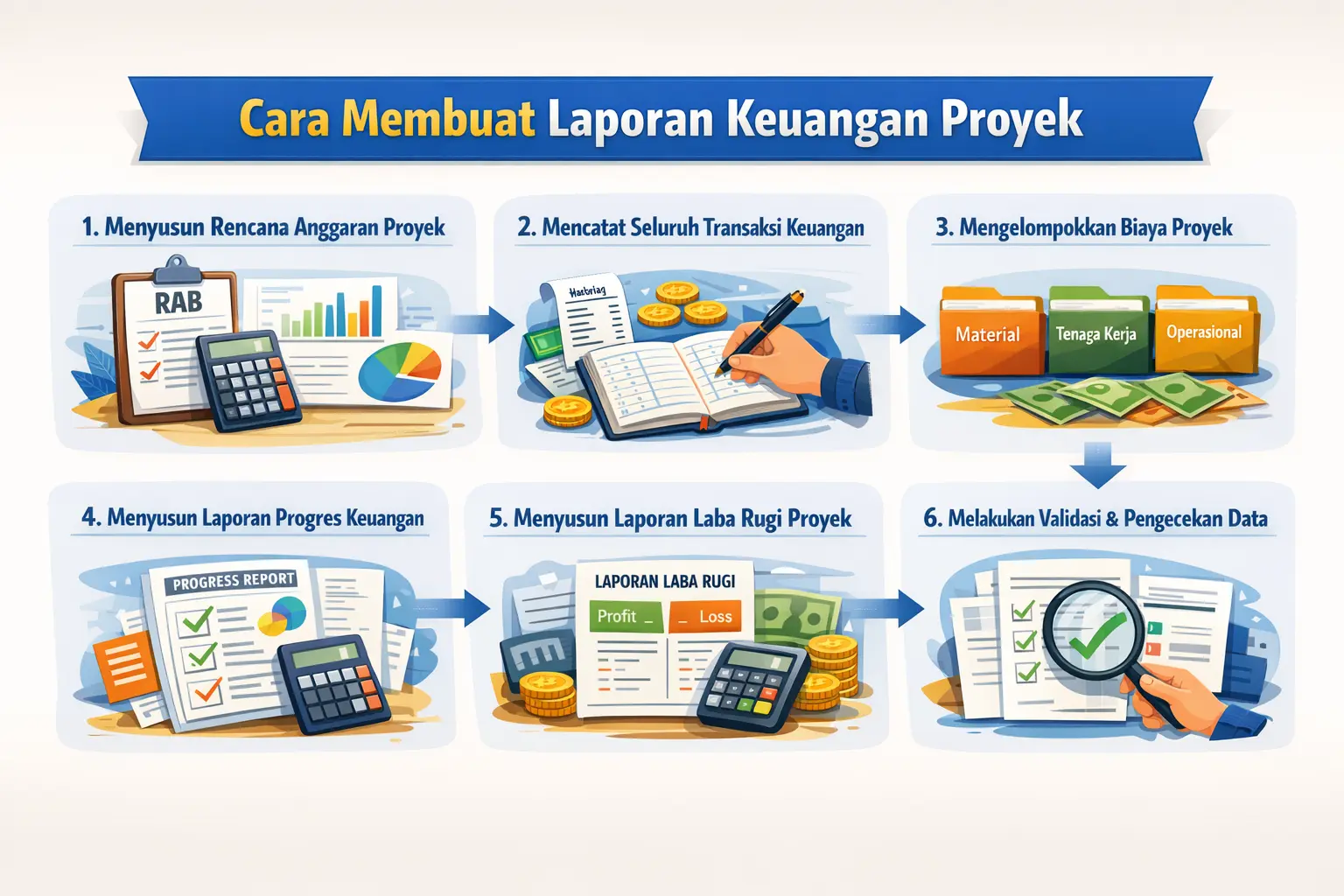 laporan keuangan proyek