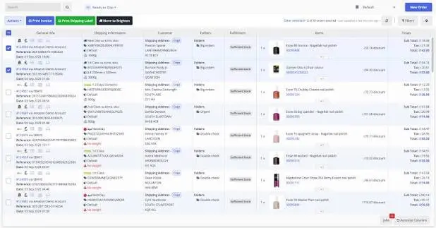linnworks sales dashboard