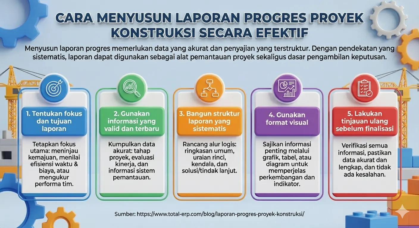 contoh laporan progres proyek