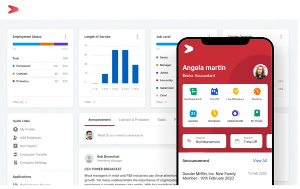 ui aplikasi talenta by mekari
