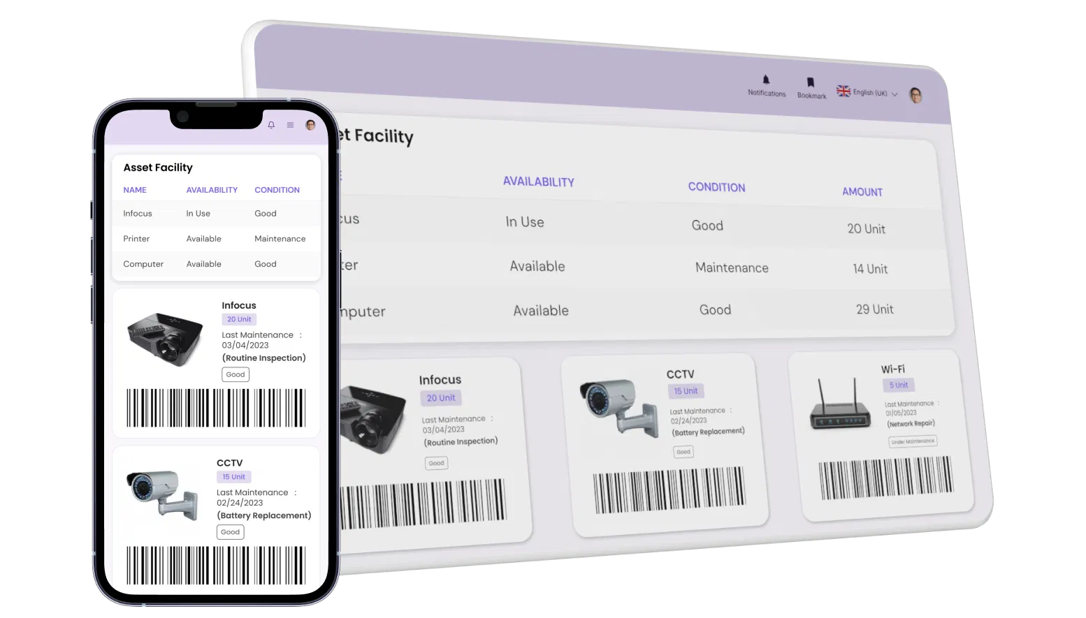 barcode asset tracking