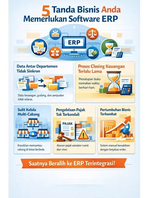 5 Tanda-Tanda Bisnis Anda Memerlukan Software ERP