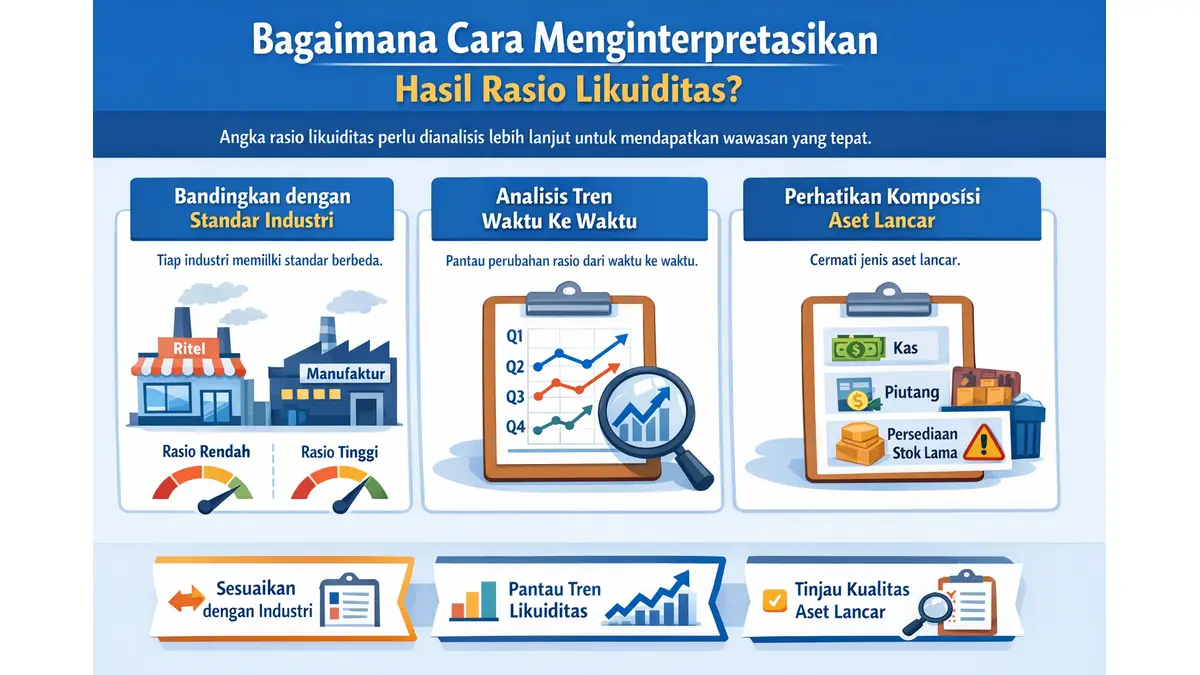 Bagaimana Cara Menginterpretasikan Hasil Rasio Likuiditas
