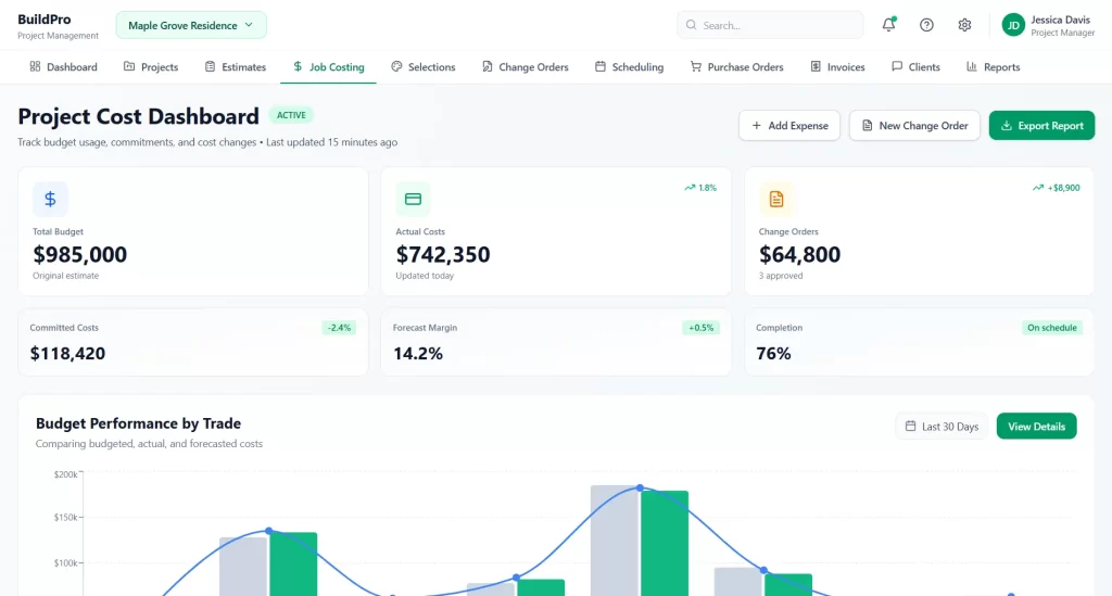 CoConstruct Construction Financial Software
