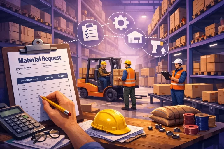 Material Request: Fungsi, Alur, dan Pentingnya bagi Produksi