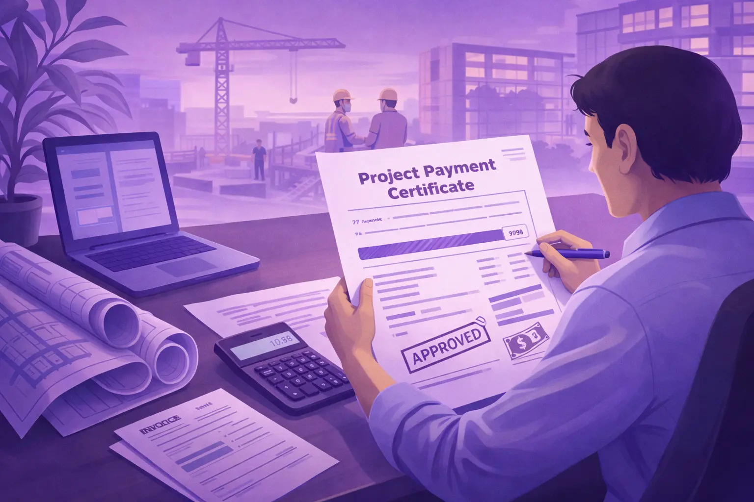 contoh sertifikat pembayaran proyek