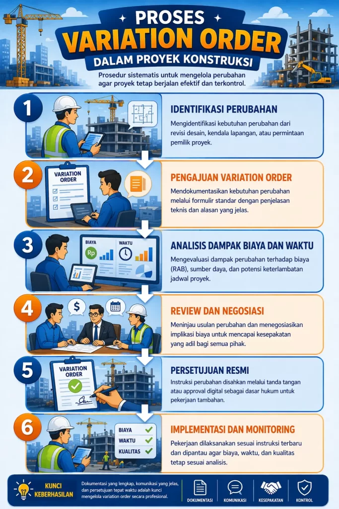 Proses Variation Order Dalam Proyek Konstruksi