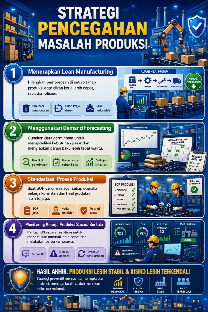 Strategi Pencegahan Masalah Produksi