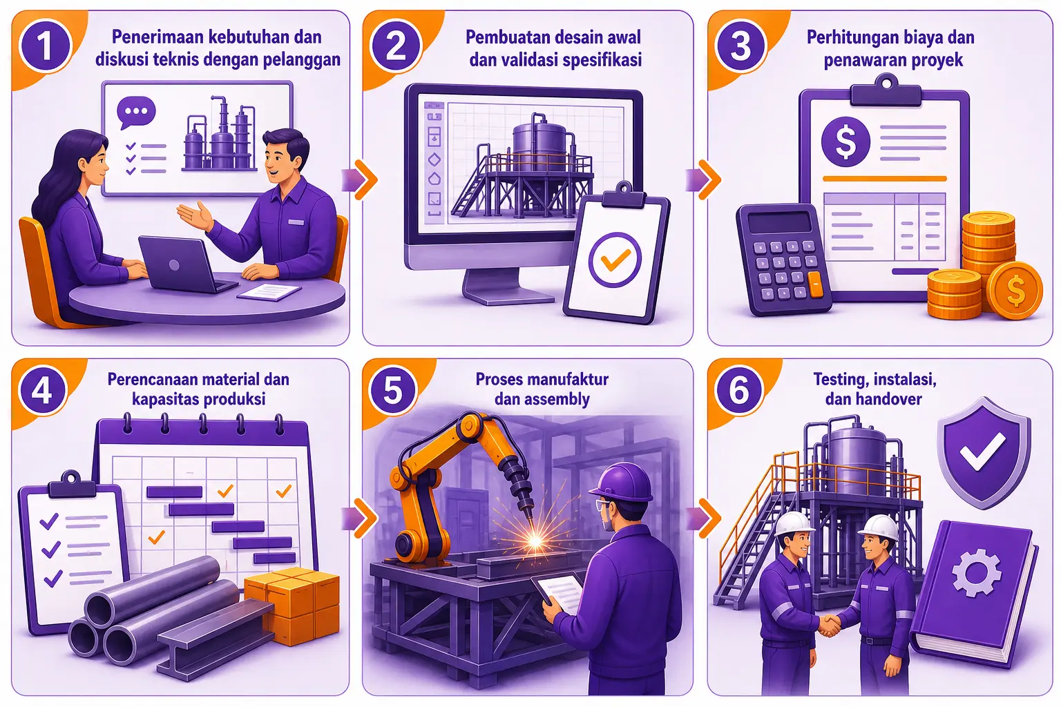 alur melakukan proses engineer to order