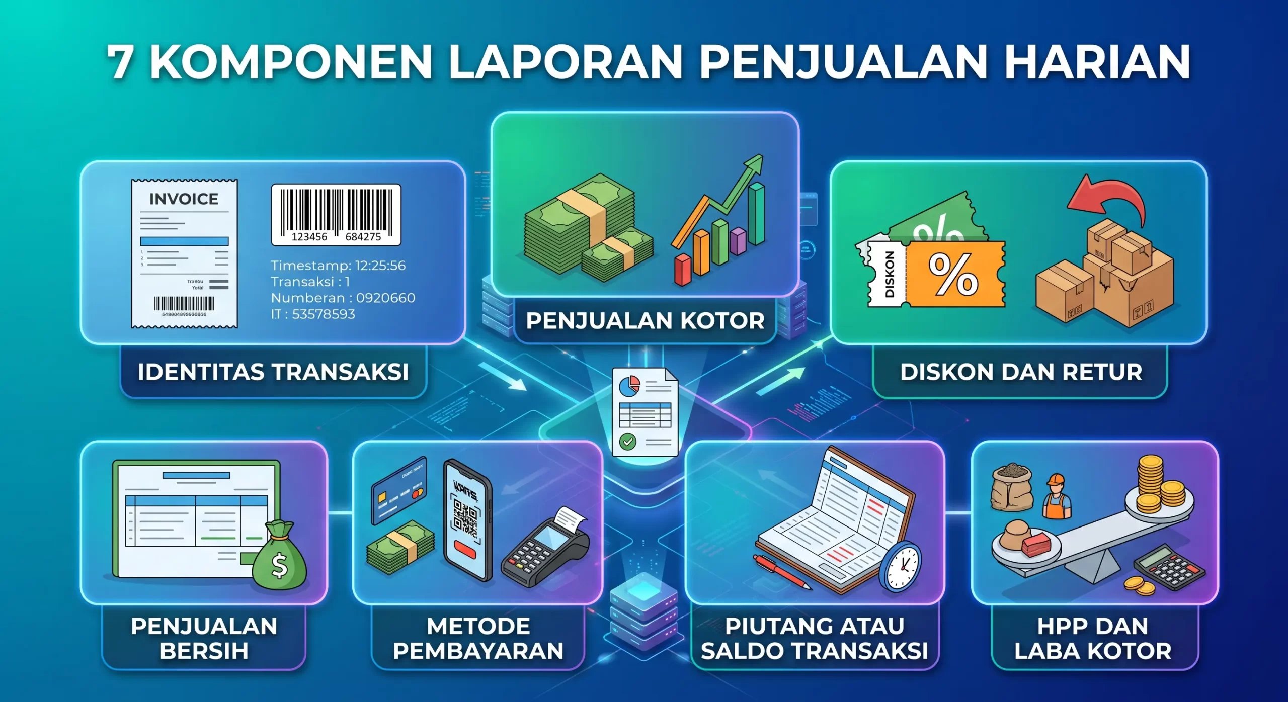 7 Komponen Laporan Penjualan
