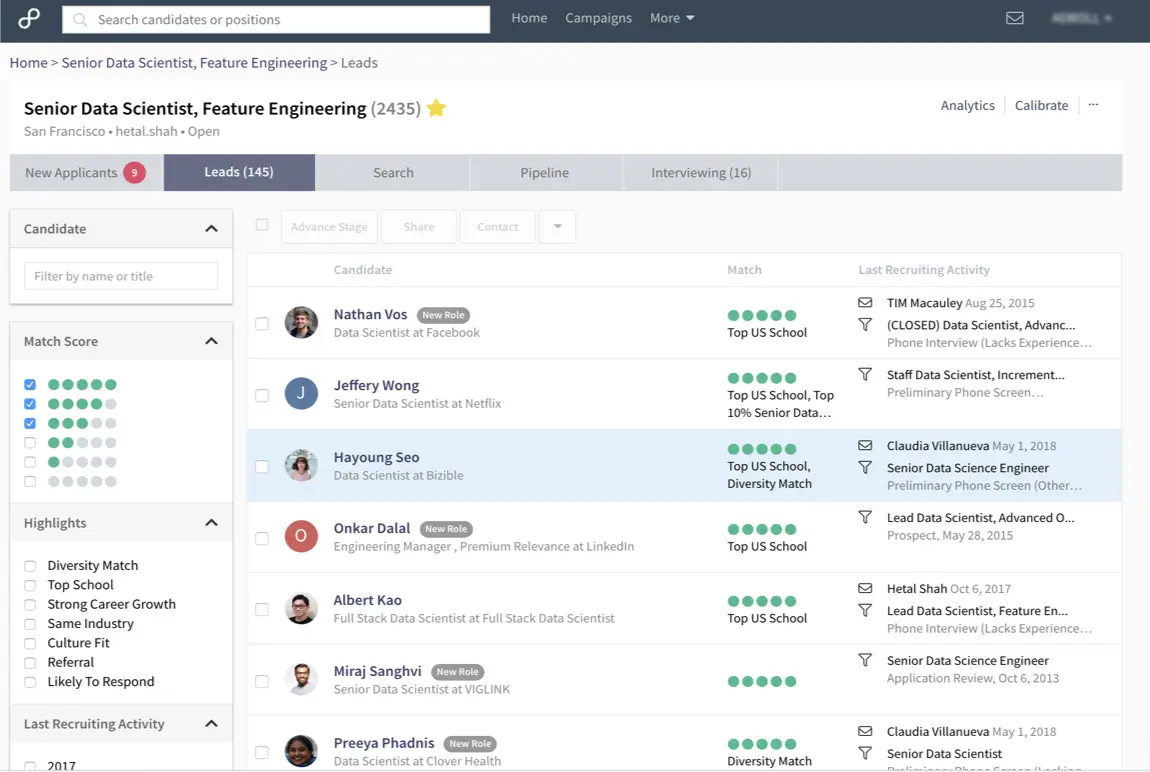 software alat rekrutmen ai eightfold