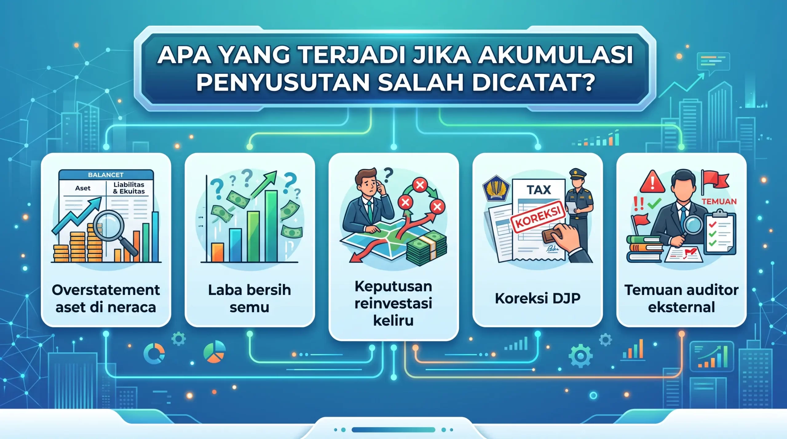 Apa yang Terjadi Jika Akumulasi Penyusutan Salah Dicatat