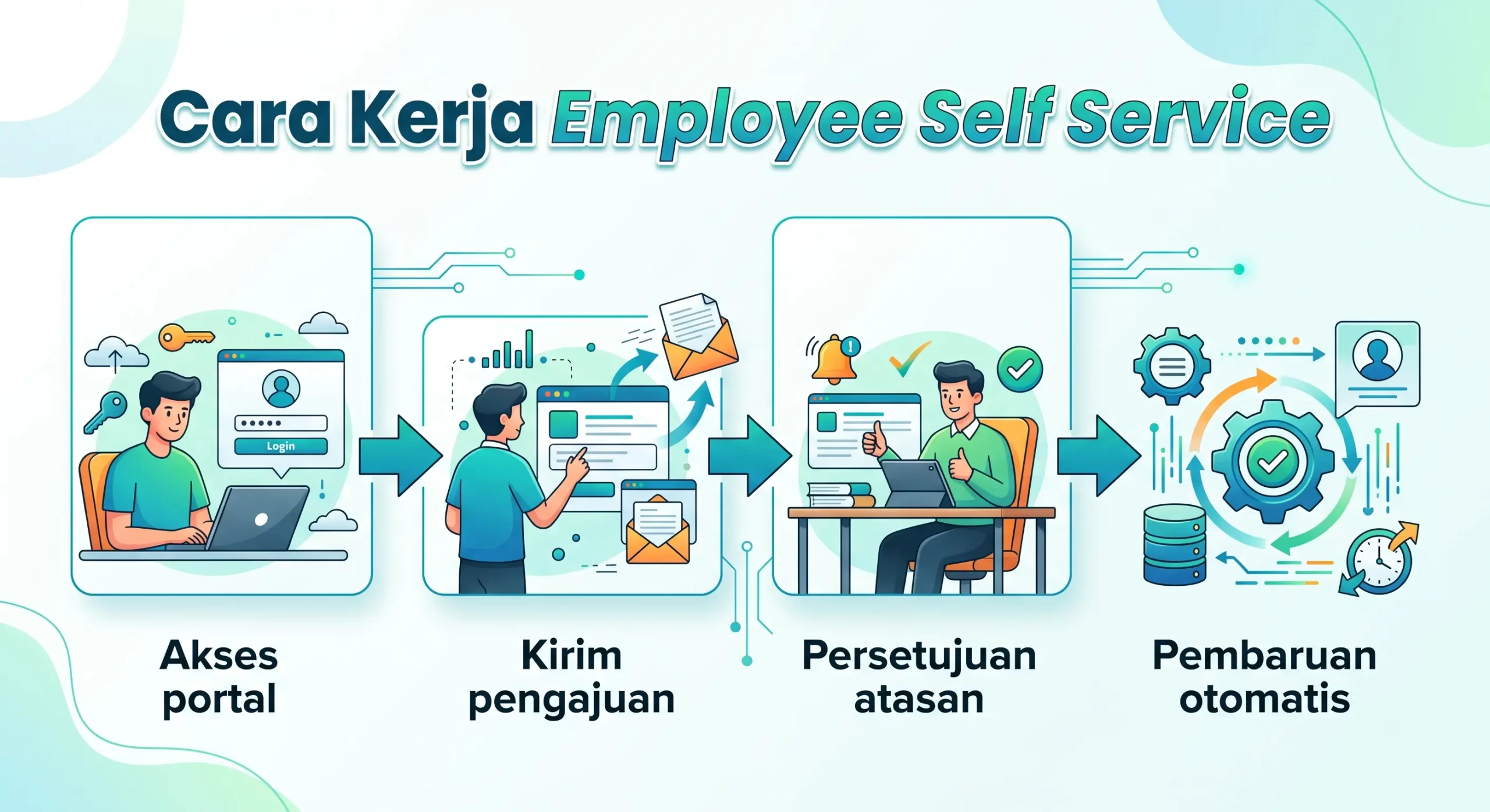 Cara Kerja Employee Self Service
