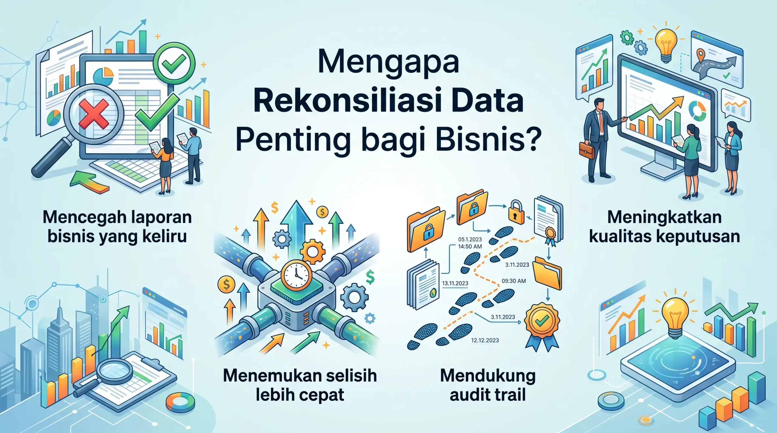 Mengapa Rekonsiliasi Data Penting bagi Bisnis